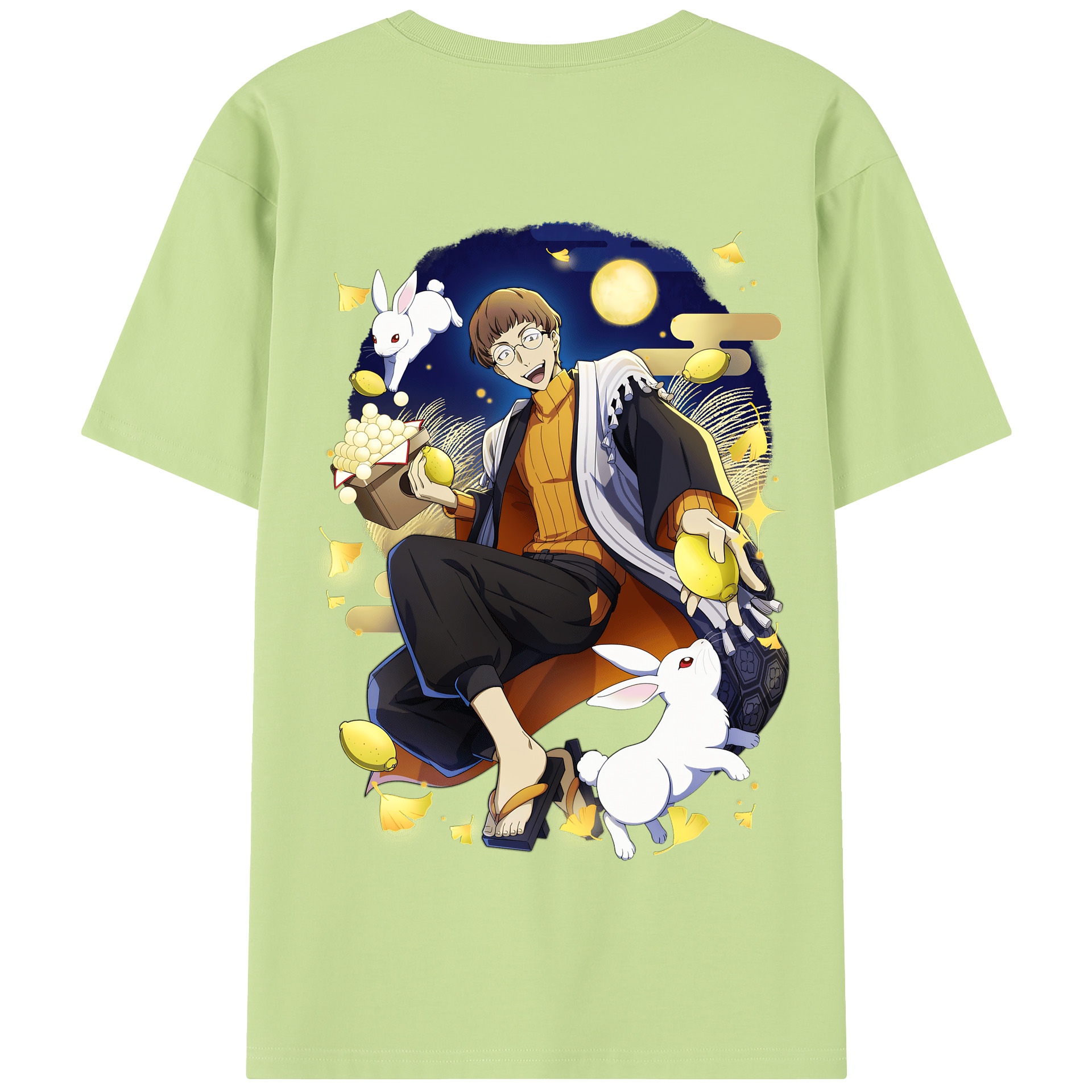（画像用） 文豪ストレイドッグス Bungo Stray Dogs 綿100％半袖Tシャツ（背面プリント）